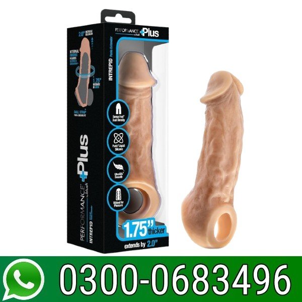 Blush Novelties Performance Plus Intrepid - 9.25 Inch Realistic Penis Extender Sleeve