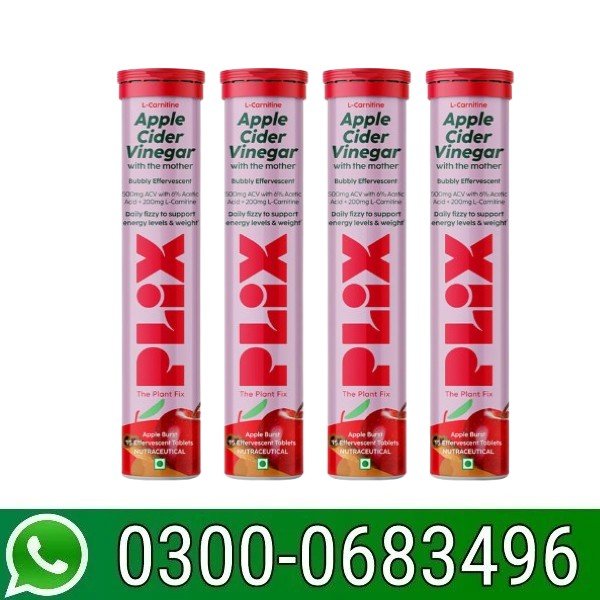 PLIX Glowy Skin Apple Cider Vinegar Effervescent Tablet In Pakistan