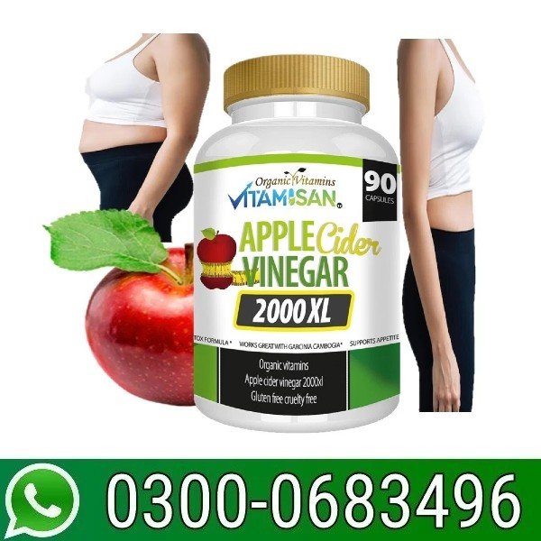 Apple Cider Vinegar Capsules Extra Strength Weight Fat Loss Organic Diet Vinegar In Pakistan