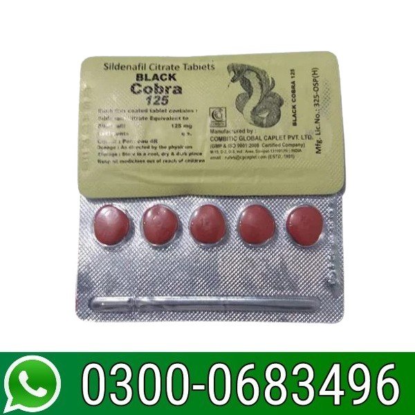 Black Cobra 125Mg Tablets In Pakistan