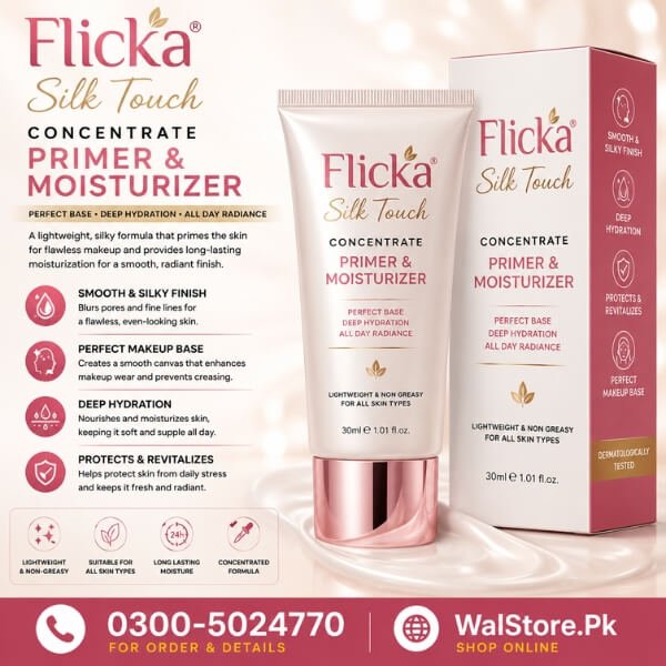 Flicka Silk Touch l Concentrate Primer and Moisturizer