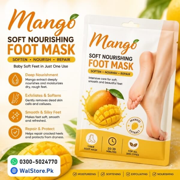  Mango Soft Nourishing Foot Mask In Pakistan