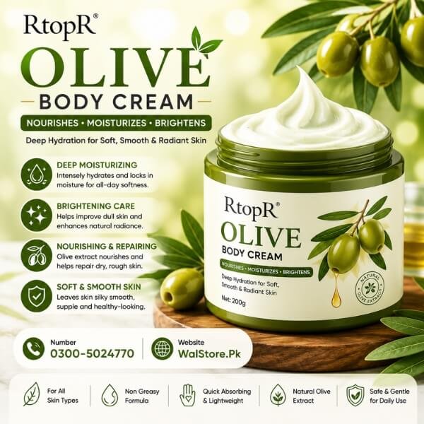 RtopR Olive Body Cream In Pakistan