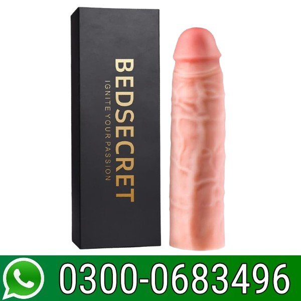 Reusable Penis Sleeve Extender Realistic Textured Cock Extender
