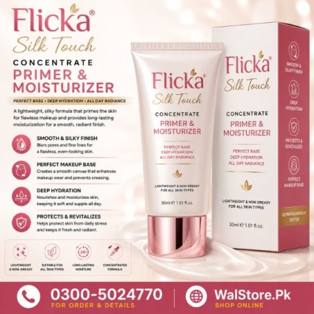 Flicka Silk Touch l Concentrate Primer and Moisturizer