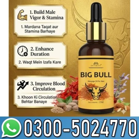 INTIMIFY Big Bull Massage Oil For Men In Pakistan