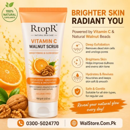 RtopR Vitamin C Walnut Scrub In Pakistan